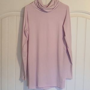 Athleta Essence Hooded Tunic Pink Size Large
